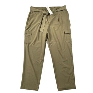 Calvin Klein Olive Green Straight-Leg Cargo Pants